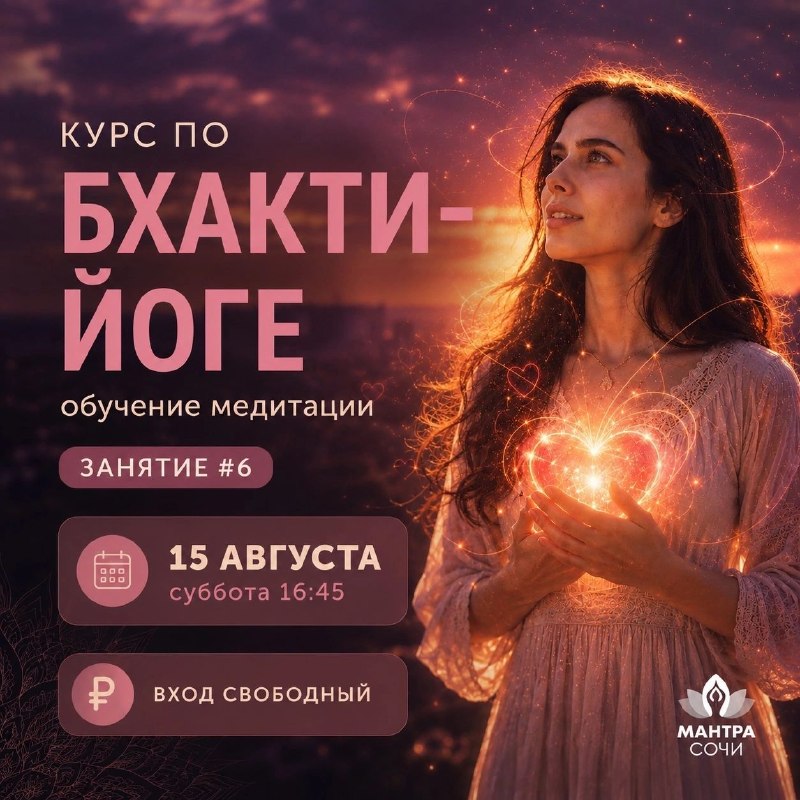 Афиша: Бхакти-йога и мантра-дискотека